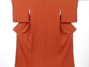 織柄色無地着物